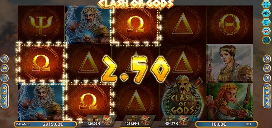 Antique Clash of Gods Slot 