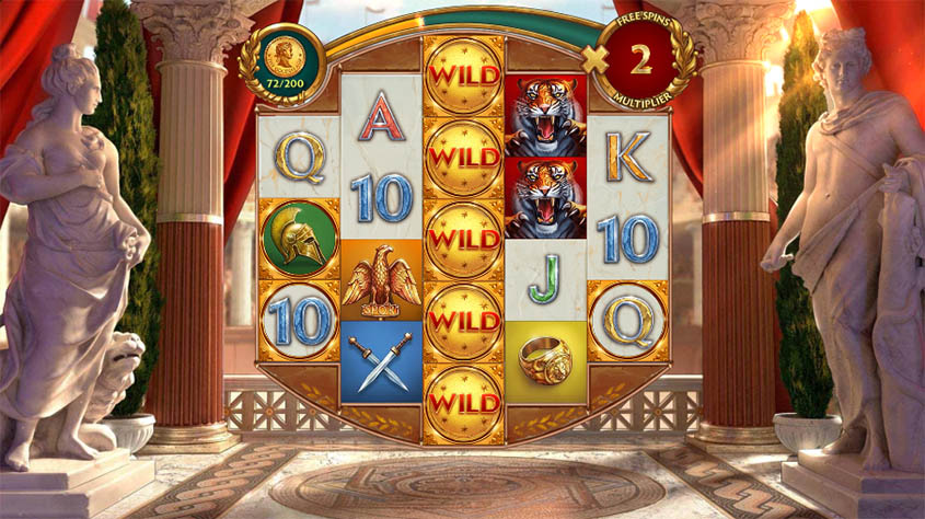 Gameplay of Rome the Golden Age Slot