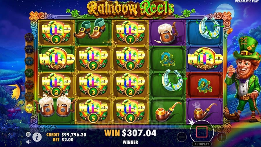 Rainbow Reels gameplay  review