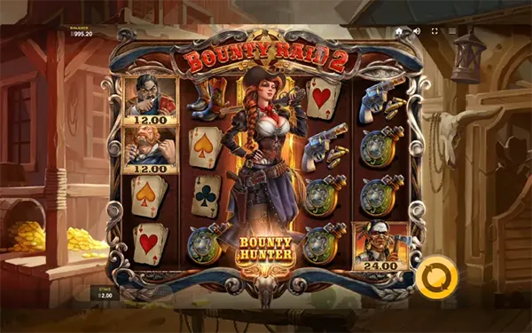 Bounty Hunters slot reels