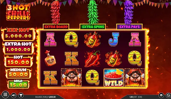 Spicy slot wild symbol