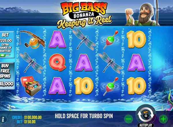 Big Bass oyun ekranı